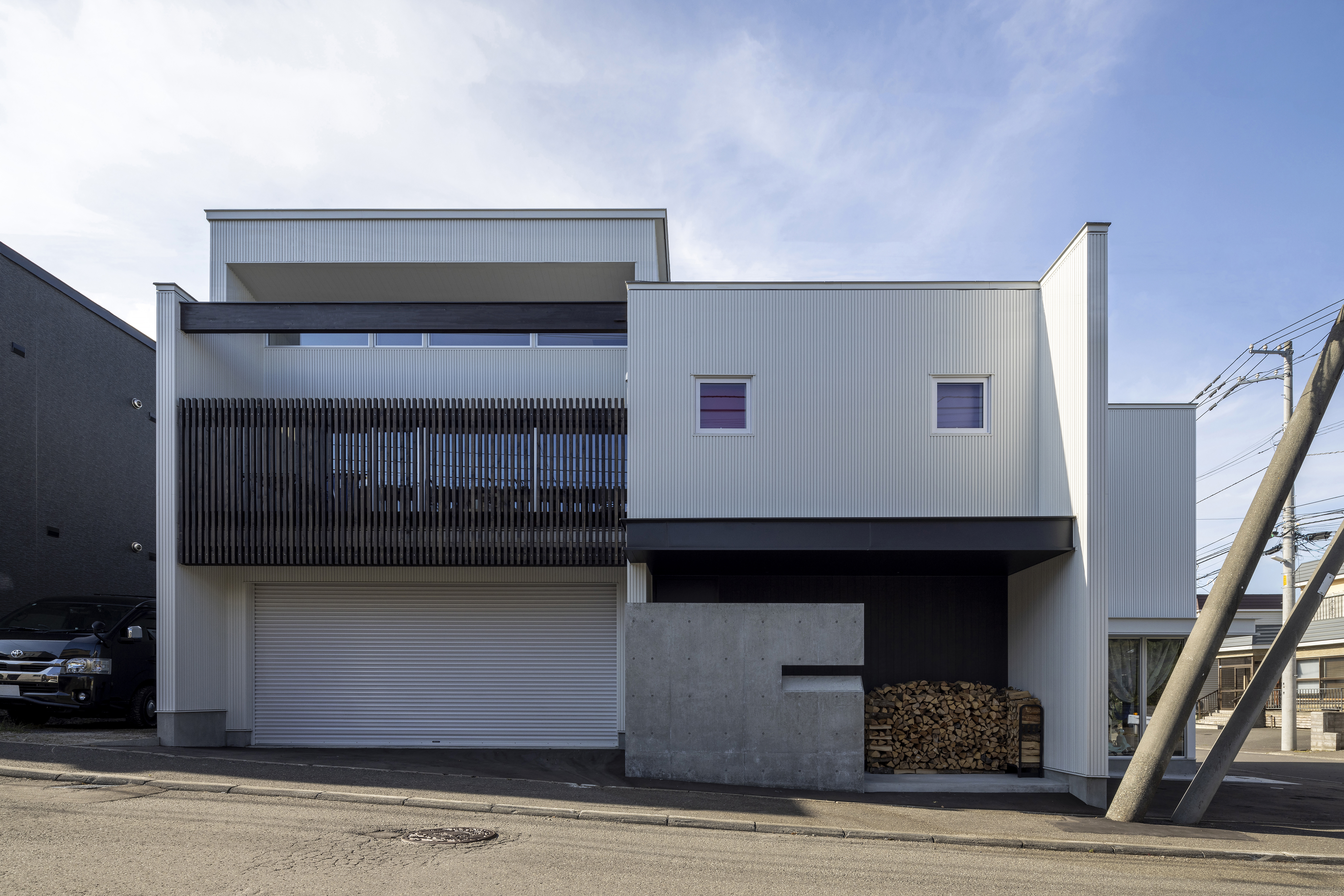 隣棟の二世帯住宅|美容室併用の子世帯。 厚別区の家02 写真7