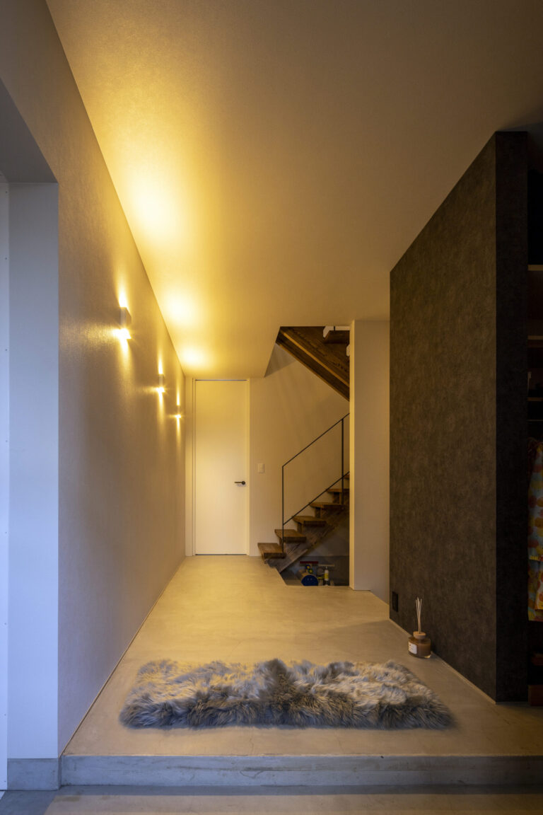 隣棟の二世帯住宅｜美容室併用の子世帯。　厚別区の家02 写真7